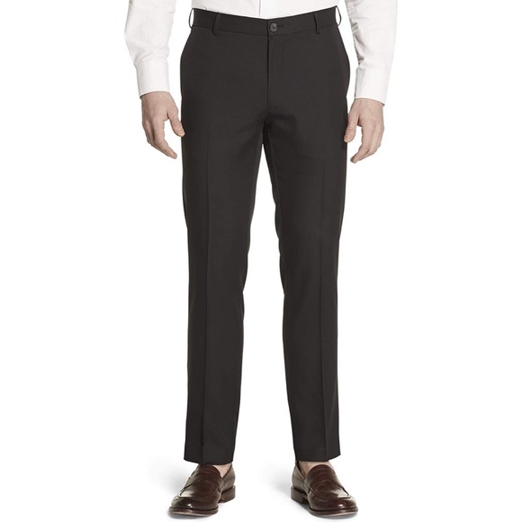 Geoffrey Beene Pants Geoffrey Beene Mens Big Tall Black Noniron